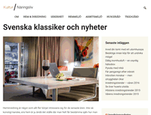 Tablet Screenshot of kultur-naringsliv.se